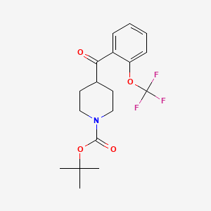 4-(2-Trifluoromethoxy-benzoyl)-piperidine-1-carboxylic acid tert-butyl ester