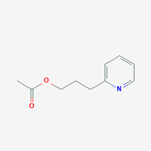 molecular formula C10H13NO2 B8355634 3-(2-Pyridyl)propyl acetate 