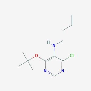 4-tert-butoxy-N-butyl-6-chloropyrimidin-5-amine