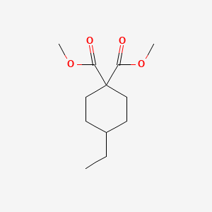 4-Ethyl-cyclohexane-1,1-dicarboxylic acid dimethyl ester