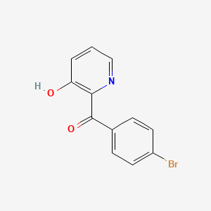 (4-Bromophenyl)(3-hydroxy-2-pyridinyl)methanone