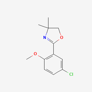 2-(5-Chloro-2-methoxyphenyl)-4,4-dimethyl-4,5-dihydrooxazole