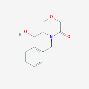 4-Benzyl-5-(hydroxymethyl)morpholin-3-one