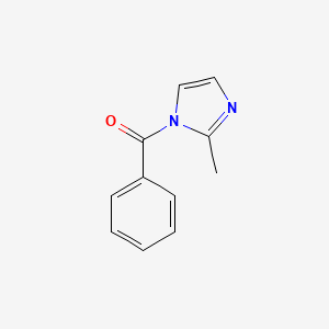 molecular formula C11H10N2O B8355756 N-benzoyl-2-methylimidazole 