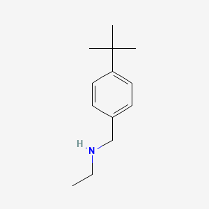 molecular formula C13H21N B8355793 N-(4-tert-butylbenzyl)-N-ethylamine 