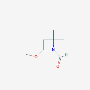 1-Formyl-4-methoxy-2,2-dimethylazetidine