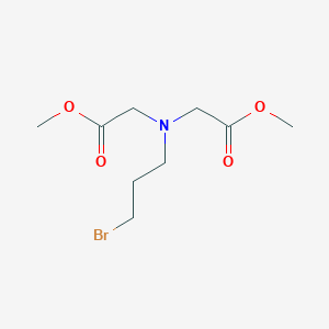 molecular formula C9H16BrNO4 B8355811 Dimethyl N-(3-Bromopropyl)iminodiacetate 