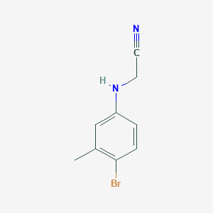 molecular formula C9H9BrN2 B8355840 (4-Bromo-3-methyl-phenylamino)-acetonitrile 