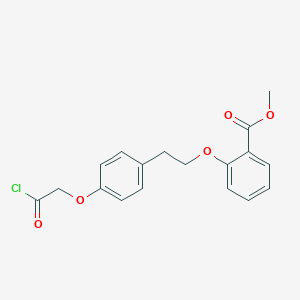 Methyl 2-{2-[4-(2-chloro-2-oxoethoxy)phenyl]ethoxy}benzoate
