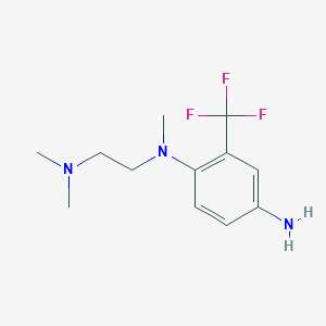 4-[(2-Dimethylamino-ethyl)-methyl-amino]-3-trifluoromethyl-phenylamine