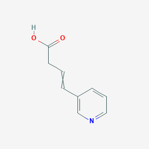 molecular formula C9H9NO2 B8355978 4-Pyridin-3-yl-but-3-enoic acid CAS No. 1005327-54-7