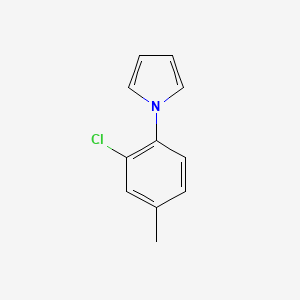 molecular formula C11H10ClN B8356007 1-(2-Chloro-4-methylphenyl)pyrrole 