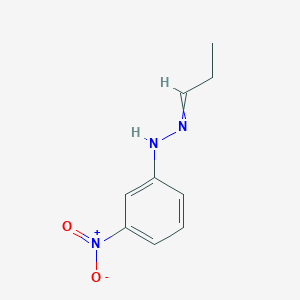 molecular formula C9H11N3O2 B8356126 N-(3-nitro-phenyl)-N'-propylidene-hydrazine 