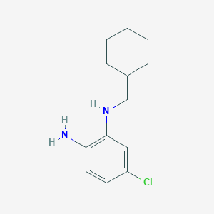 4-Chloro-1-amino-2-(cyclohexylmethyl)aminobenzene