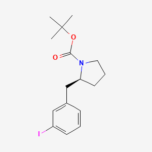 (S)-2-(3-iodo-benzyl)-pyrrolidine-1-carboxylic acid tert-butyl ester