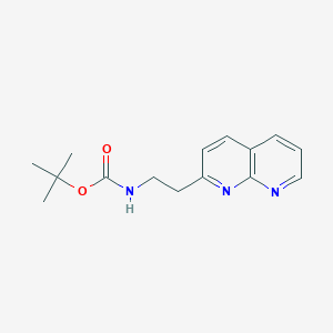 tert-Butyl (2-(1,8-naphthyridin-2-yl)ethyl)carbamate