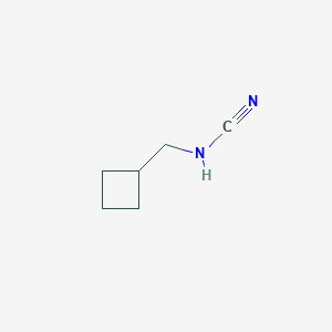 molecular formula C6H10N2 B8356523 N-(cyclobutylmethyl)cyanamide 