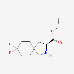 Ethyl (S)-8,8-difluoro-2-azaspiro[4.5]decane-3-carboxylate