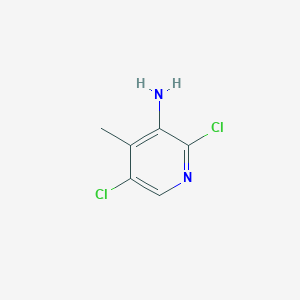 molecular formula C6H6Cl2N2 B8356631 2,5-Dichloro-4-methylpyridin-3-amine 