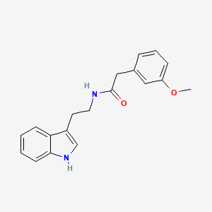 molecular formula C19H20N2O2 B8356661 3-methoxy-N-[2-(1H-indol-3-yl)-ethyl]-benzeneacetamide 
