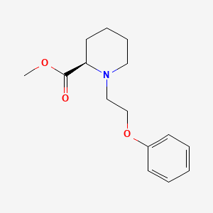 methyl (R)-1-(2-phenoxyethyl)piperidine-2-carboxylate