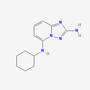 N5-cyclohexyl[1,2,4]triazolo[1,5-a]pyridine-2,5-diamine