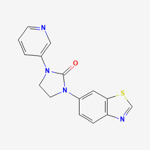 1-Benzothiazol-6-yl-3-pyridin-3-yl-imidazolidin-2-one