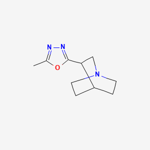 3-(5-Methyl-1,3,4-oxadiazol-2-yl)quinuclidine