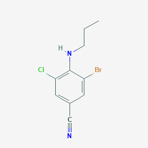 3-Chloro-5-bromo-4-(propylamino)-benzonitrile