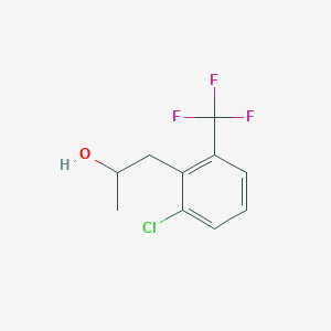 1-[2-Chloro-6-(trifluoromethyl)phenyl]propan-2-ol