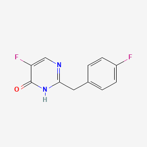 5-Fluoro-2-(4-fluorobenzyl)-4-hydroxypyrimidine