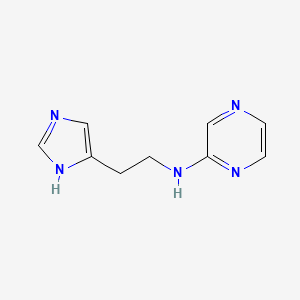 2-{[2-(1H-Imidazol-4-yl)ethyl]amino}pyrazine