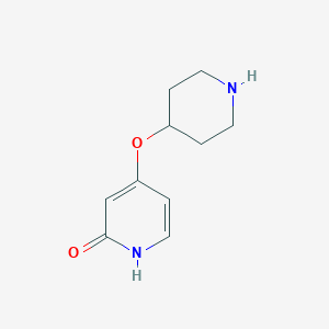 4-(Piperidin-4-yloxy)pyridin-2(1H)-one
