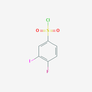 4-Fluoro-3-iodobenzenesulfonyl chloride