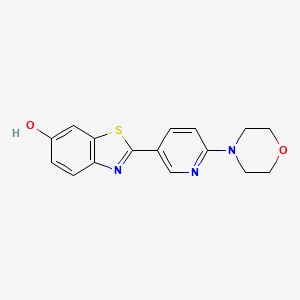 2-(6-Morpholin-4-ylpyridin-3-yl)-1,3-benzothiazol-6-ol