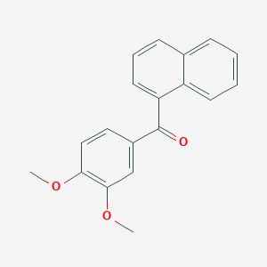 1-(3,4-Dimethoxybenzoyl)naphthalene
