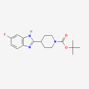 tert-butyl 4-(5-fluoro-1H-benzimidazol-2-yl)piperidine-1-carboxylate