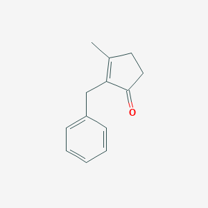 molecular formula C13H14O B083574 2-Benzyl-3-methylcyclopent-2-en-1-one CAS No. 13380-80-8