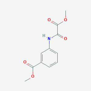 molecular formula C11H11NO5 B8357422 Methyl 3-{[methoxy(oxo)acetyl]amino}benzoate 