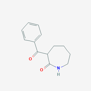 molecular formula C13H15NO2 B8357530 Benzoyl caprolactam 