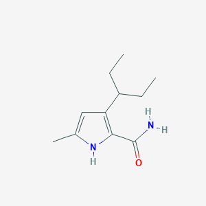 3-(1-ethylpropyl)-5-methyl-1H-pyrrole-2-carboxamide