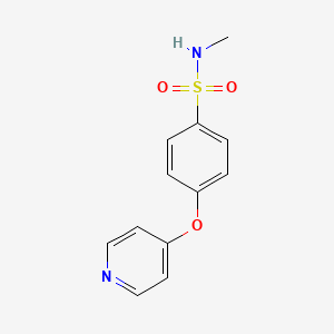 N-methyl-4-(pyridin-4-yloxy)benzenesulfonamide