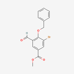 Methyl 4-benzyloxy-3-bromo-5-formyl-benzoate