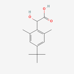 molecular formula C14H20O3 B8357657 4-Tert-butyl-2,6-dimethylmandelic acid 