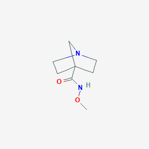 molecular formula C8H14N2O2 B8357743 1-Azabicyclo[2.2.1]hept-4-yl-N-methoxycarboxamide 