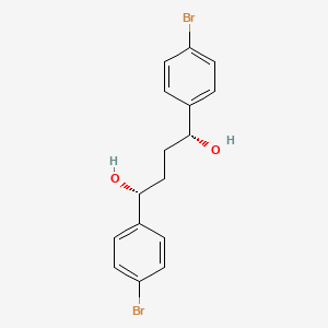 molecular formula C16H16Br2O2 B8357831 (1R,4R)-1,4-bis(4-bromophenyl)butane-1,4-diol 