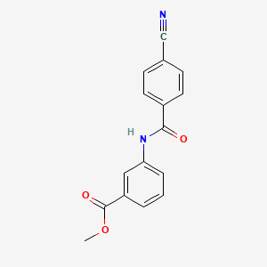 Methyl 3-[(4-cyanobenzoyl)amino]benzoate