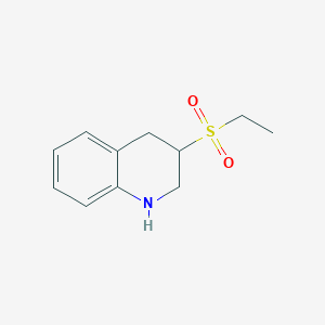 molecular formula C11H15NO2S B8357911 3(R,S)-Ethylsulfonyl-1,2,3,4-tetrahydroquinoline 