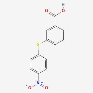 molecular formula C13H9NO4S B8357969 3-[(4-Nitrophenyl)thio]Benzoic Acid 