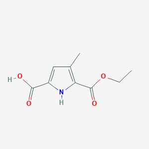 5-[(ethyloxy)carbonyl]-4-methyl-1H-pyrrole-2-carboxylic acid